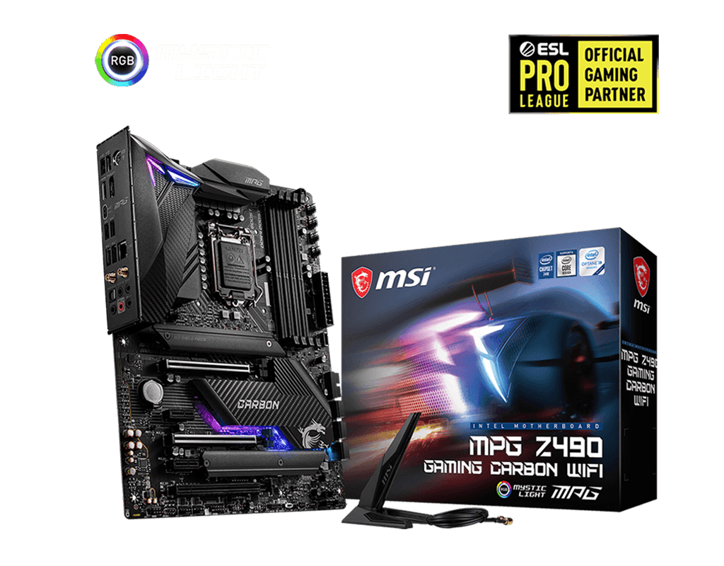 MSI MPG Z490 Gaming Carbon WIFI Motherboard