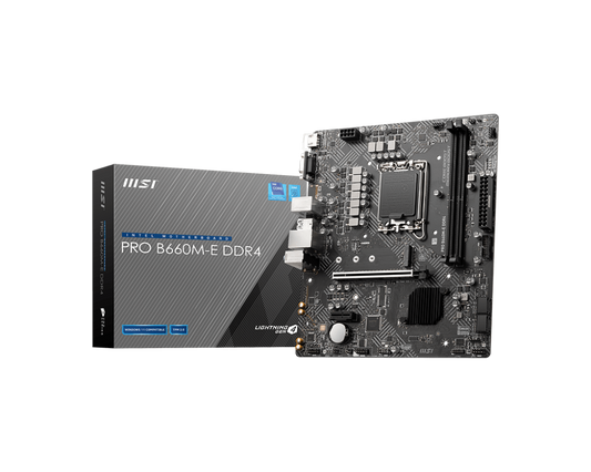 MSI PRO B760M-E DDR4 Motherboard-Motherboards-MSI-computerspace
