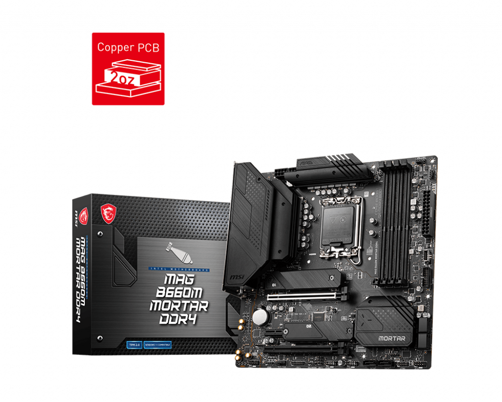 MSI MAG B660M MORTAR DDR4 Motherboard-MSI-computerspace