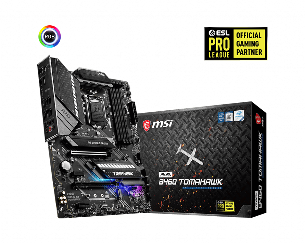 MSI MAG B460 TOMAHAWK LGA 1200 ATX Motherboard