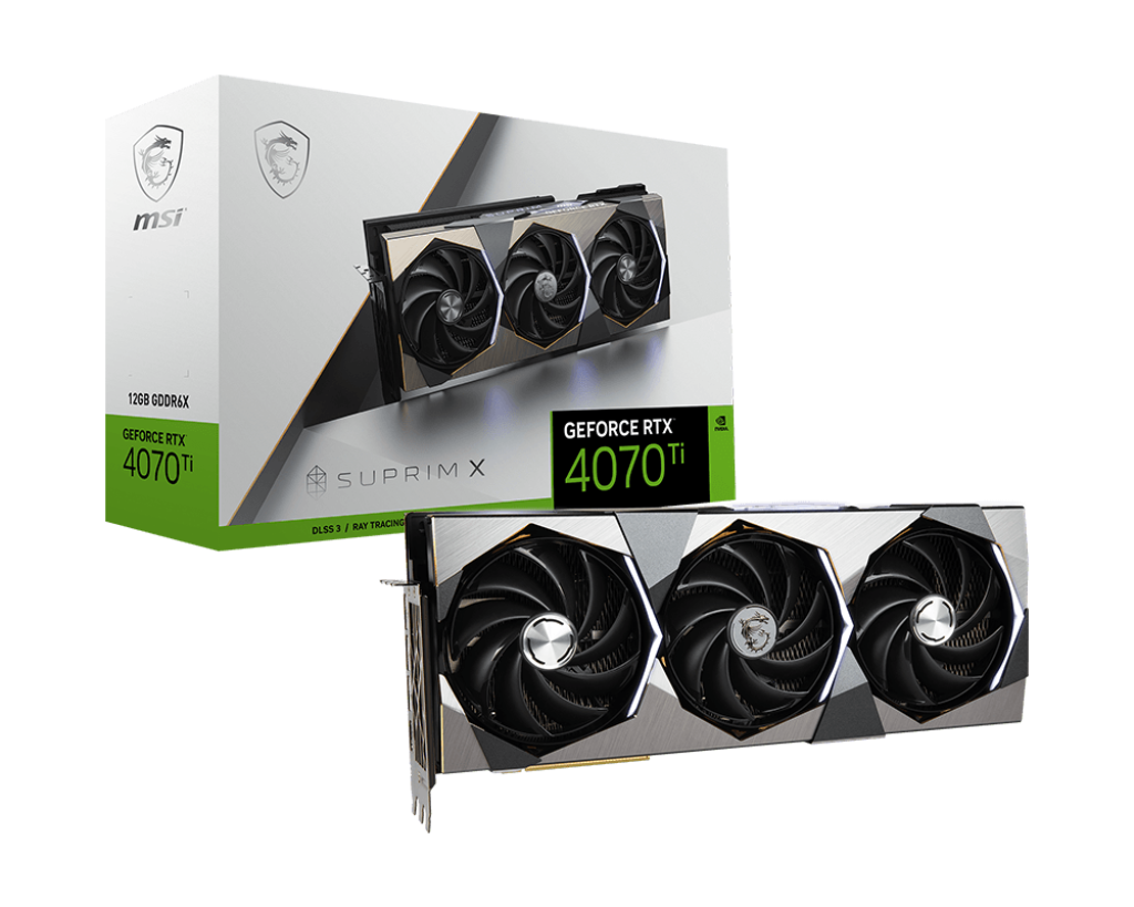 MSI GeForce RTX 4070 Ti SUPRIM X 12G Graphics Card-GRAPHICS CARD-MSI-computerspace