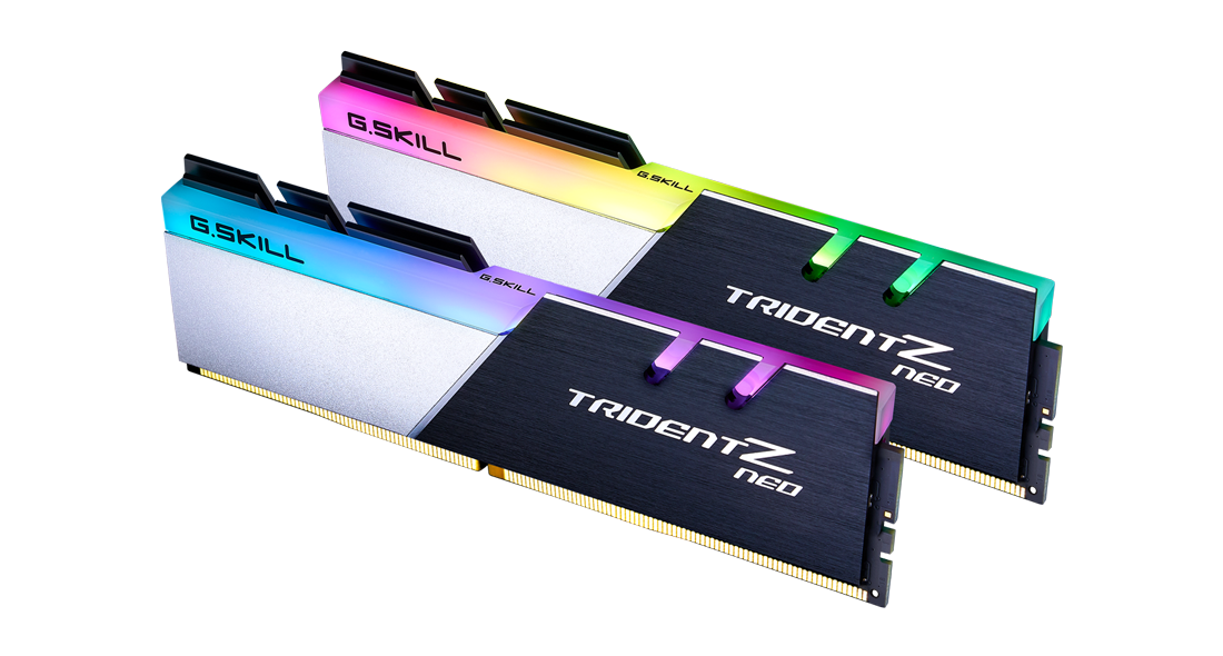 G.Skill Trident Z Neo DDR4-3200MHz CL16-18-18-38 1.35V 32GB (2x16GB) F4-3200C16D-32GTZN RAM