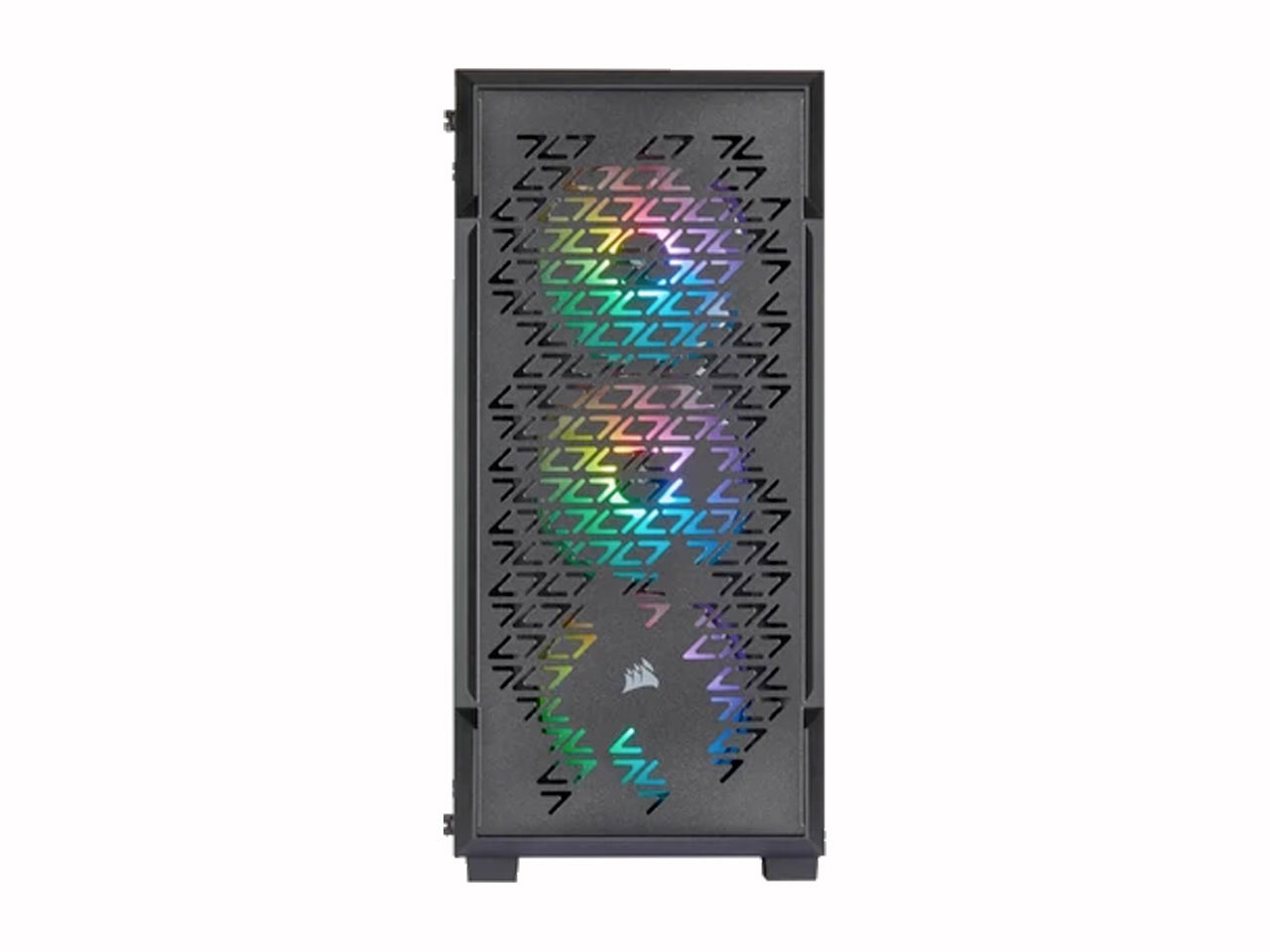 CORSAIR iCUE 220T RGB Airflow Tempered Glass Mid-Tower Smart Black Cabinet