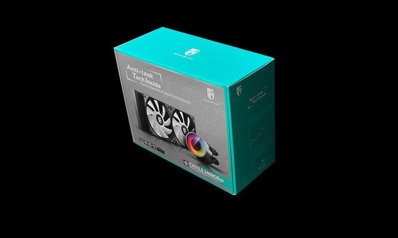 Deepcool CPU Liquid Cooler CASTLE 240 RGB V2 Anti leak Technology