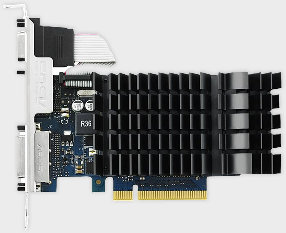 ASUS GeForce GT 710 2GB DDR3 low profile graphics card
