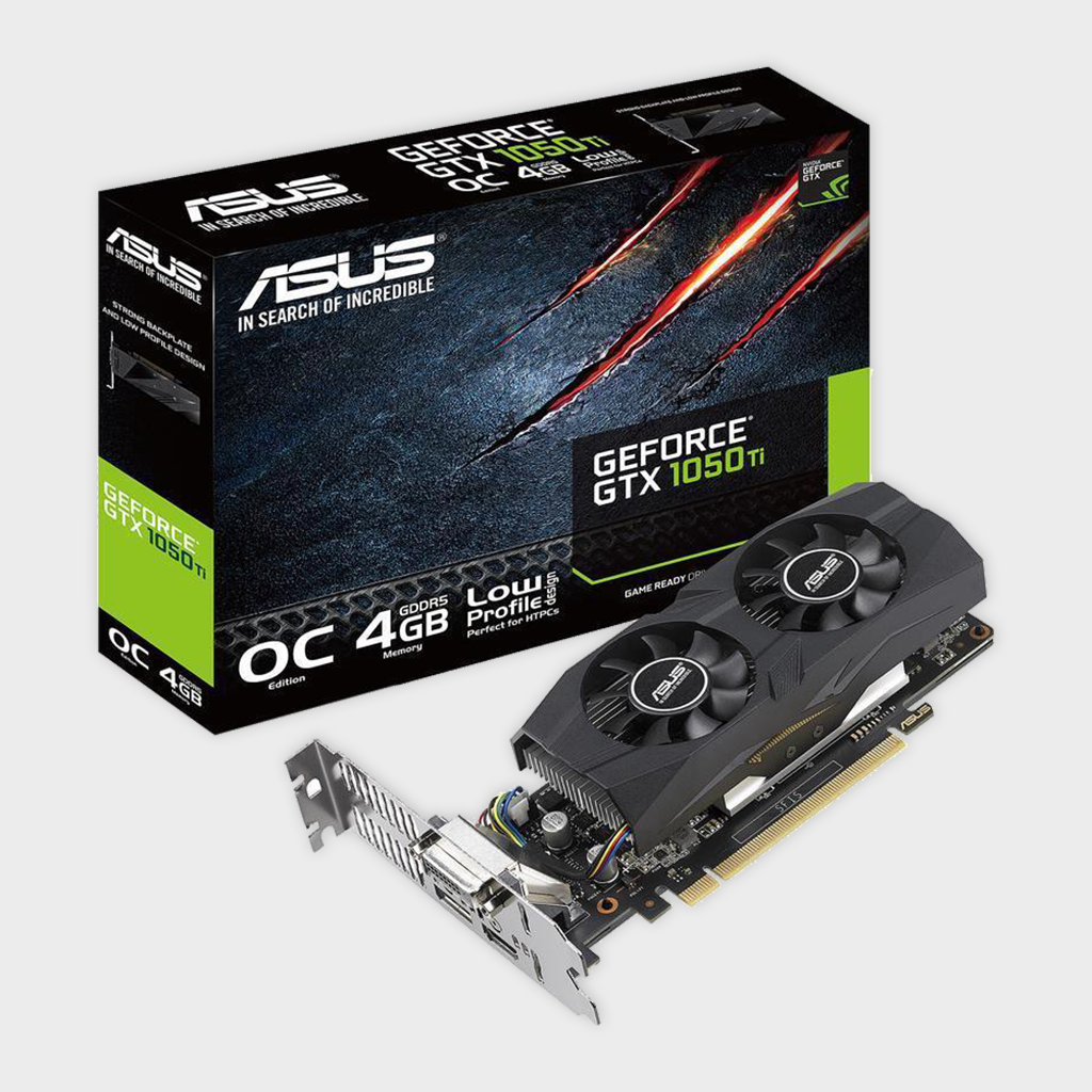 ASUS GeForce® GTX 1050 Ti OC Edition 4GB GDDR5 low profile graphics ca