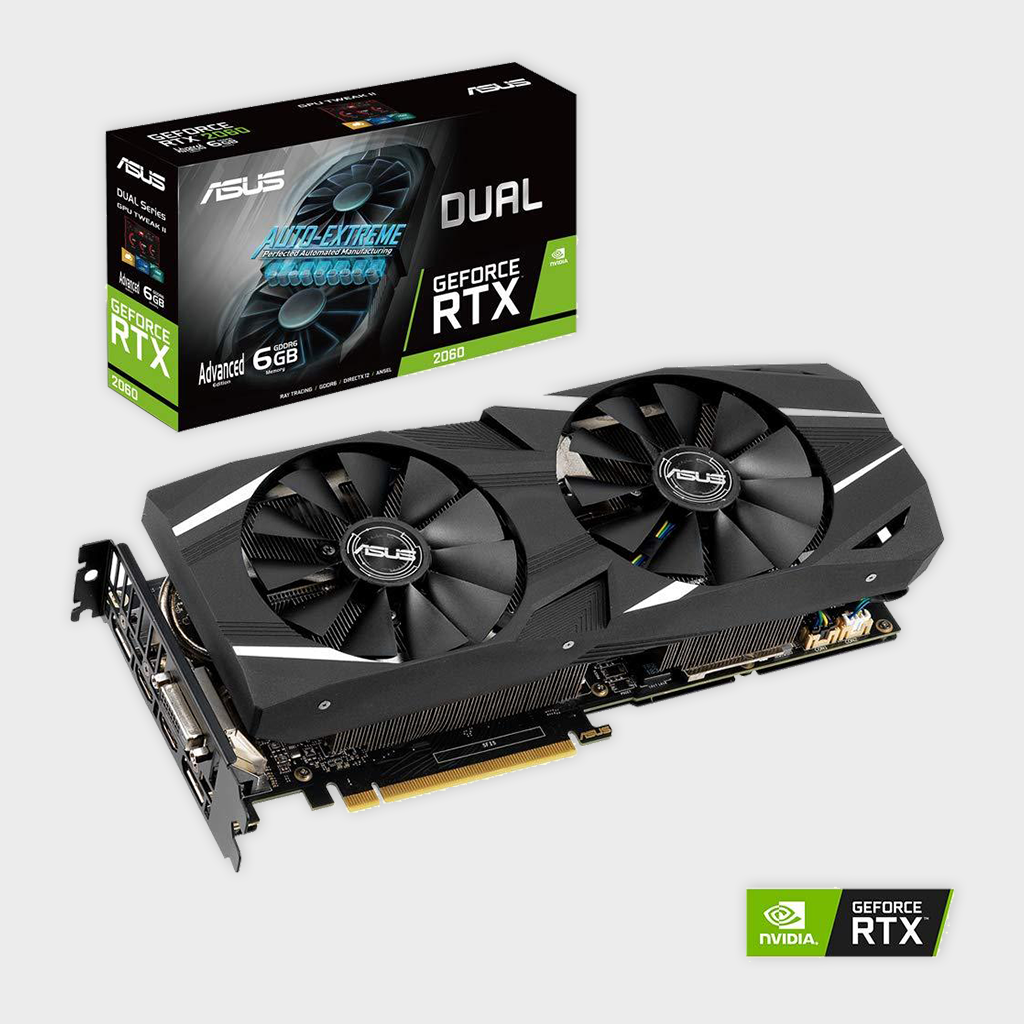 ASUS Dual GeForce RTX™ 2060 Advanced edition 6GB GDDR6 Graphics Card