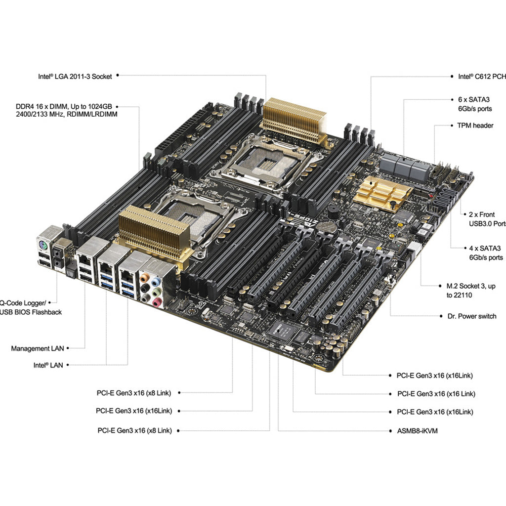 ASUS Z10PE-D16 WS WORKSTATION MOTHERBOARD