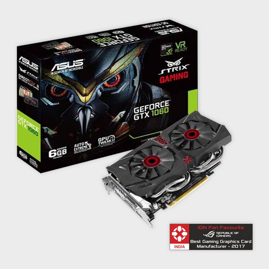 ASUS Strix GeForce® GTX 1060 6GB GDDR5 Graphics Card