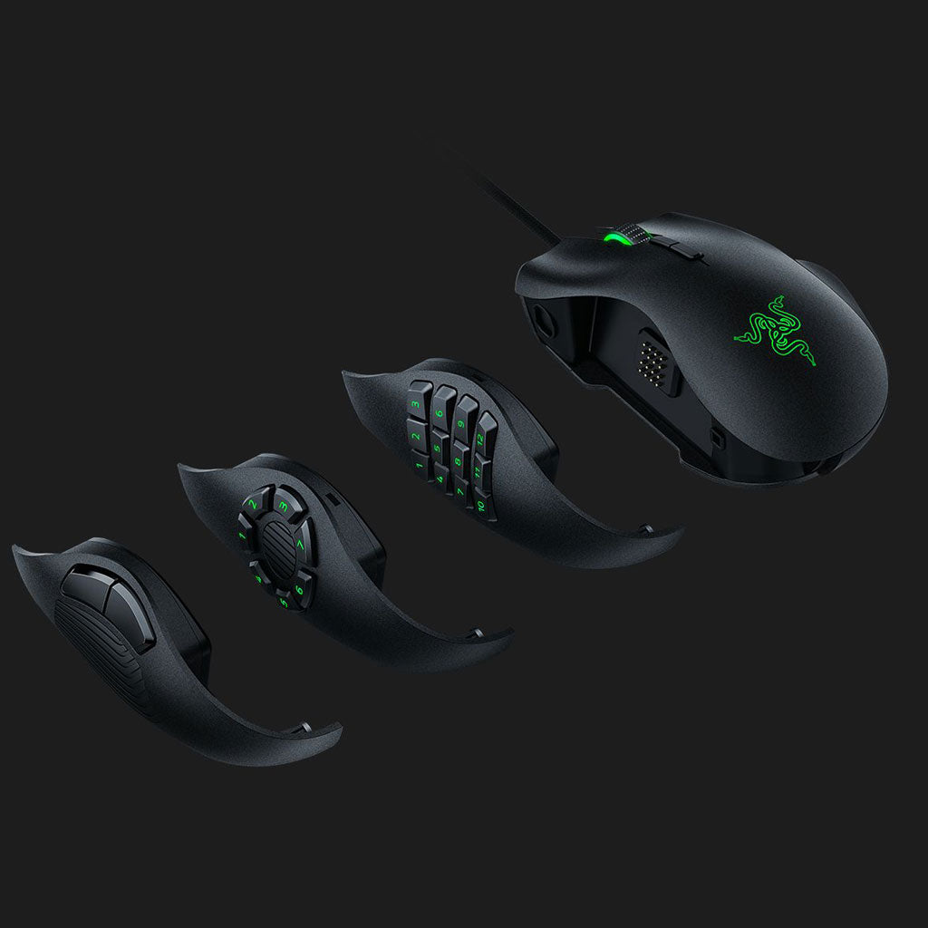 Razer Naga Trinity Multi-color Wired MMO Gaming Mouse