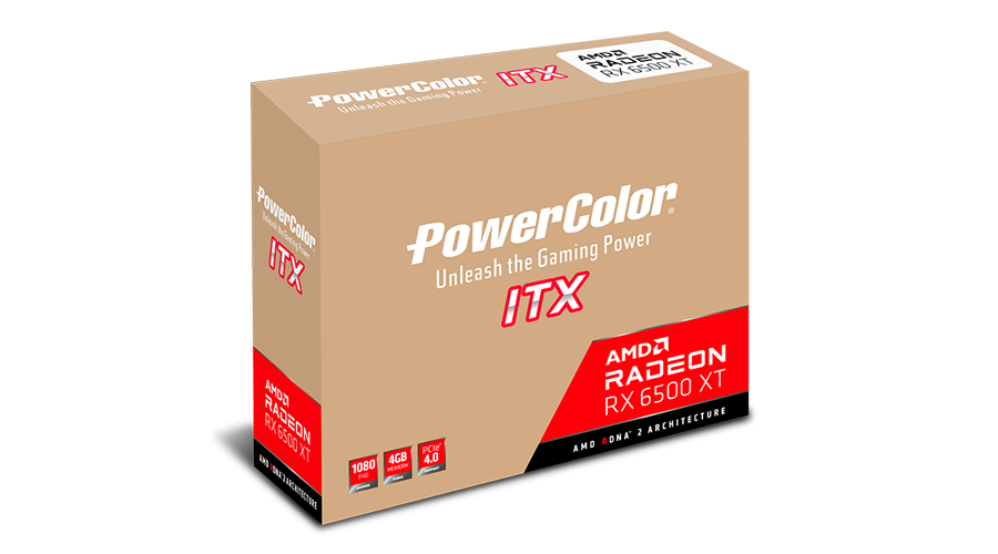 PowerColor RX 6500 Xt iTX Graphics Card-PowerColor-computerspace