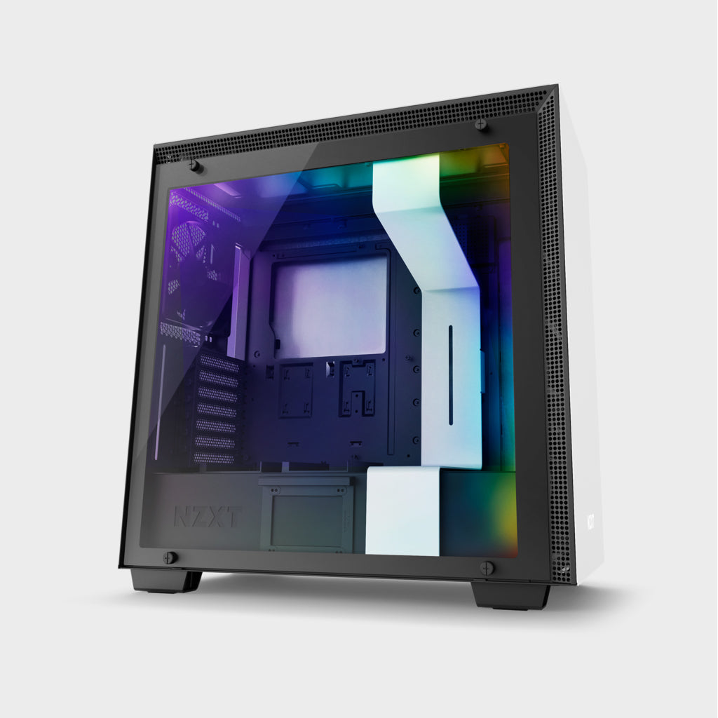 NZXT H700I (E-ATX) MID TOWER CABINET (White)