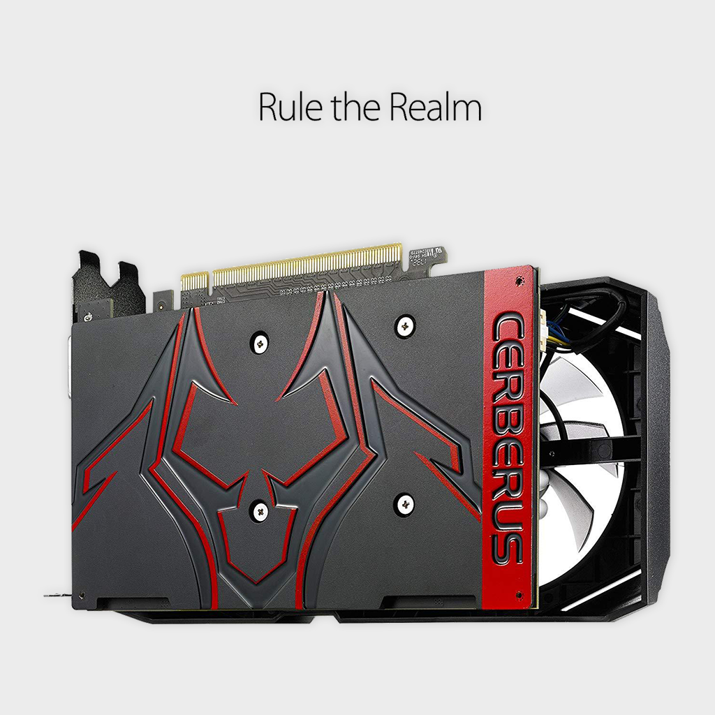 ASUS Cerberus GeForce GTX 1050 Ti 4GB OC Edition GDDR5 Gaming Graphics Card