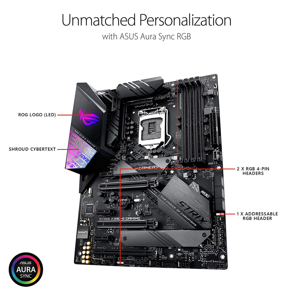 Asus ROG STRIX Z390-E GAMING (Wi-Fi) Motherboard