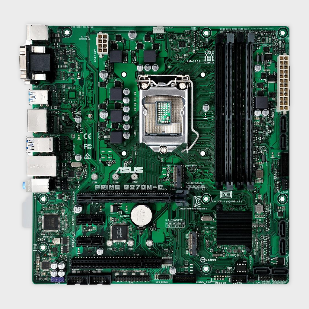 ASUS Q270M-C/CSM Commercial Series micro-ATX Motherboard
