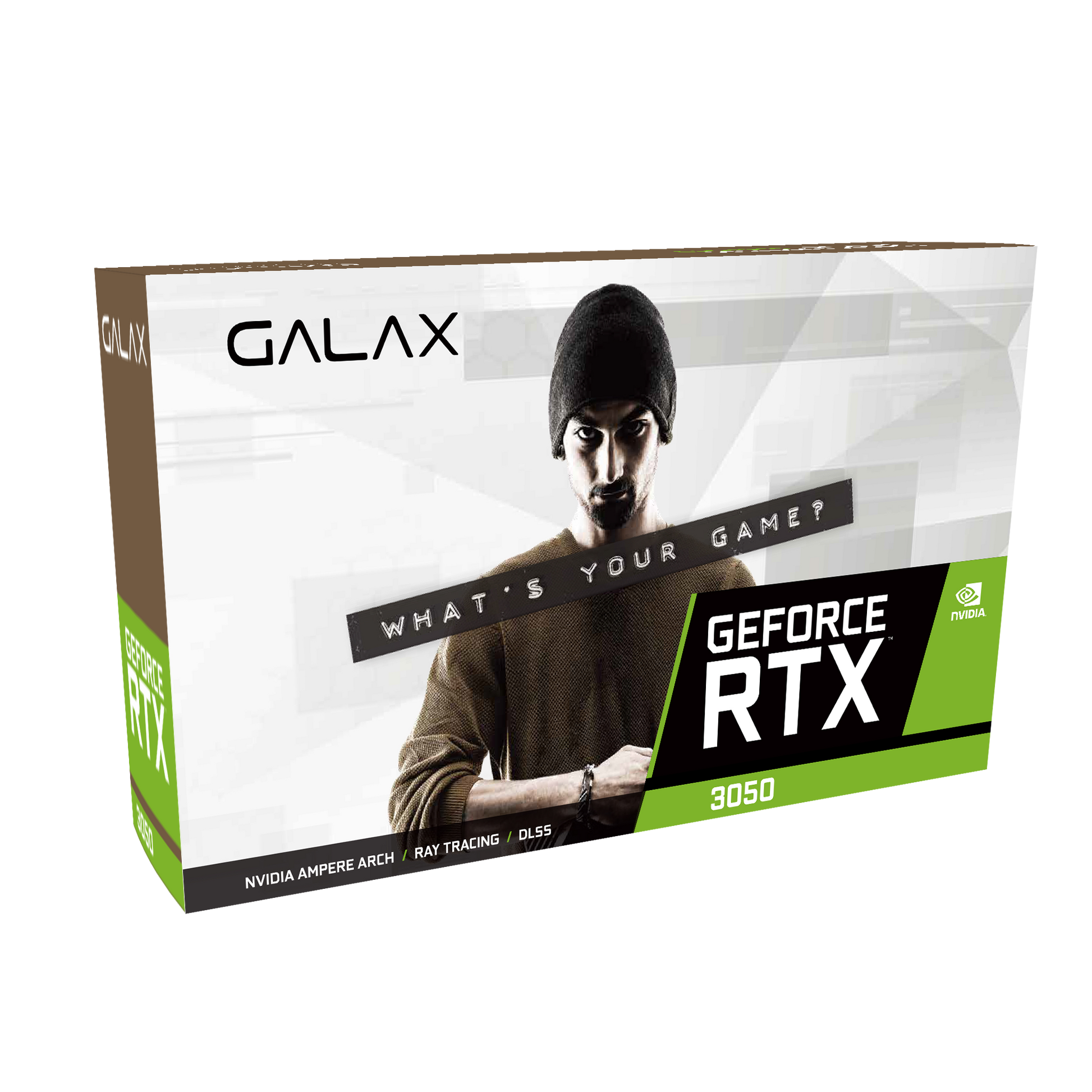 GALAX GeForce RTX 3050 (1-Click OC) 8GB GDDR6 128-bit DP*3/HDMI/ Graphics Card-GRAPHICS CARD-Galax-computerspace