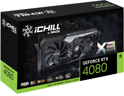 Inno3d Geforce RTX 4080 ICHILL X3 16GB Gaming Graphics Card-GRAPHICS CARD-INNO3D-computerspace