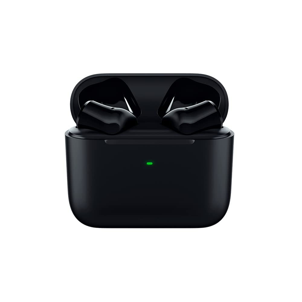 Razer Hammerhead True Wireless X in Ear Earbuds Custom-Tuned 13mm Drivers Bluetooth 5.2 w - 60ms Low-Latency Gaming Mode Touch Enabled Mobile App Customization Black RZ12-03830100-R3A1-Earbuds-RAZER-computerspace
