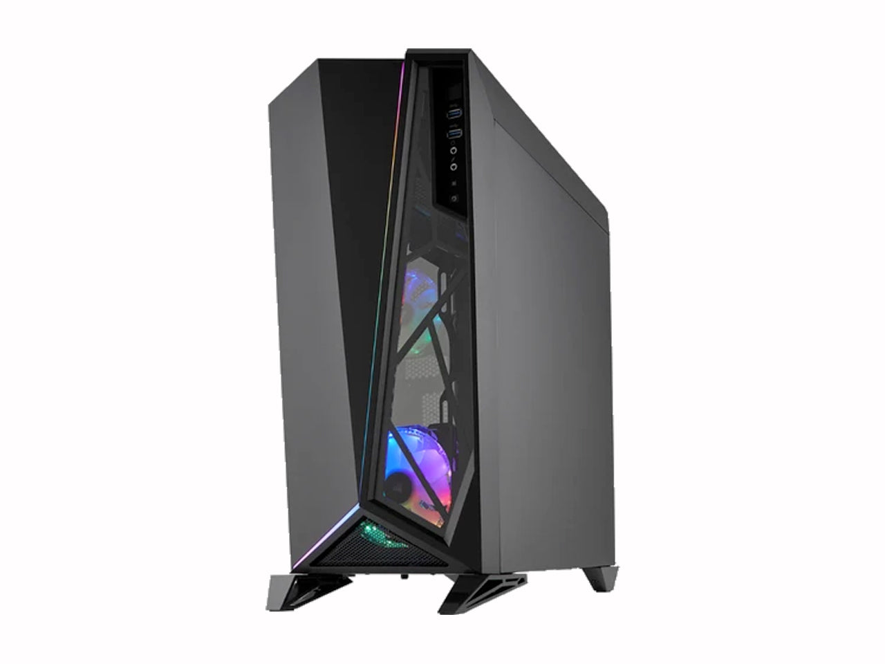 CORSAIR Carbide Spec Omega RGB Tempered Glass Black Cabinet