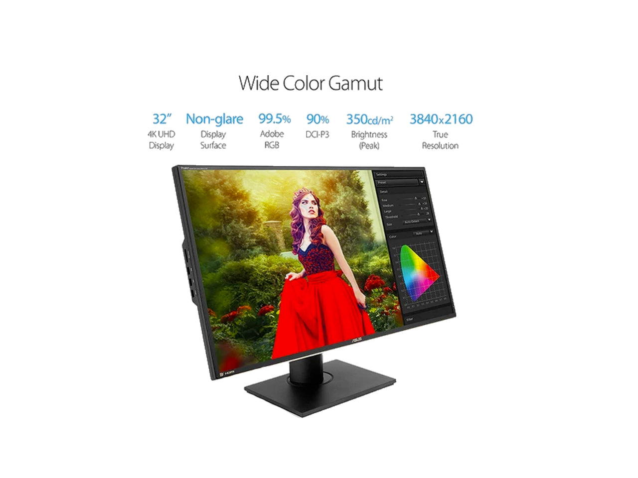 ASUS PA329Q "32-inch" 4K/UHD 3840x2160 IPS (AHVA) Eye Care ProArt Monitor