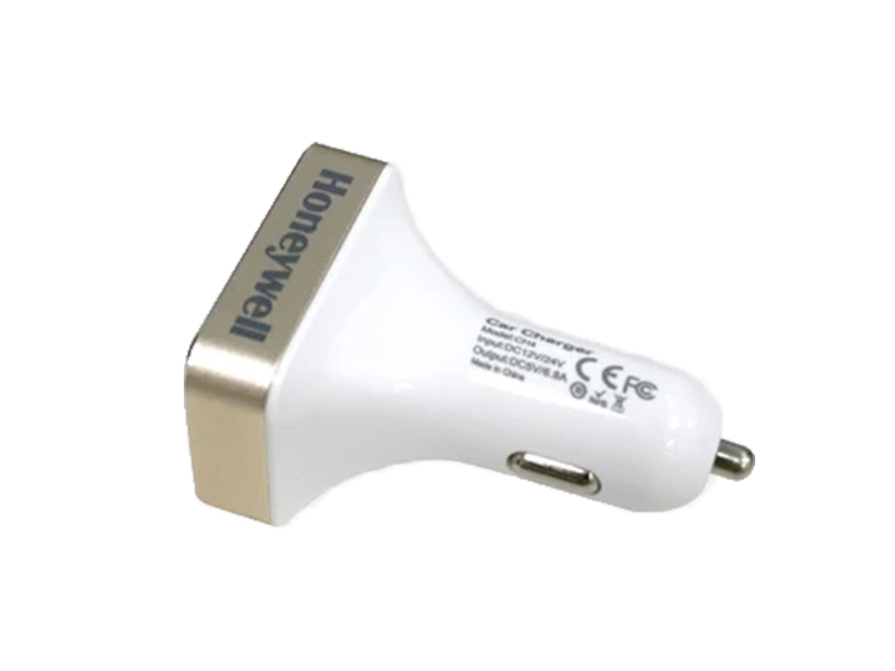 Honeywell Platinum Series Micro CLA 6.8A Car Charger (White)
