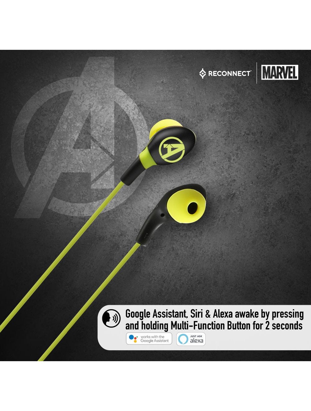 Marvel Avengers Wireless Earphone By Reconnect DBTE101 AV
