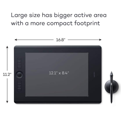 Wacom Intuos Pro PTH860 Large Graphics Input Tablet (Black)-Tablet Pen-Wacom-computerspace