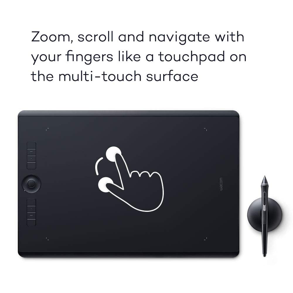Wacom Intuos Pro PTH860 Large Graphics Input Tablet (Black)-Tablet Pen-Wacom-computerspace