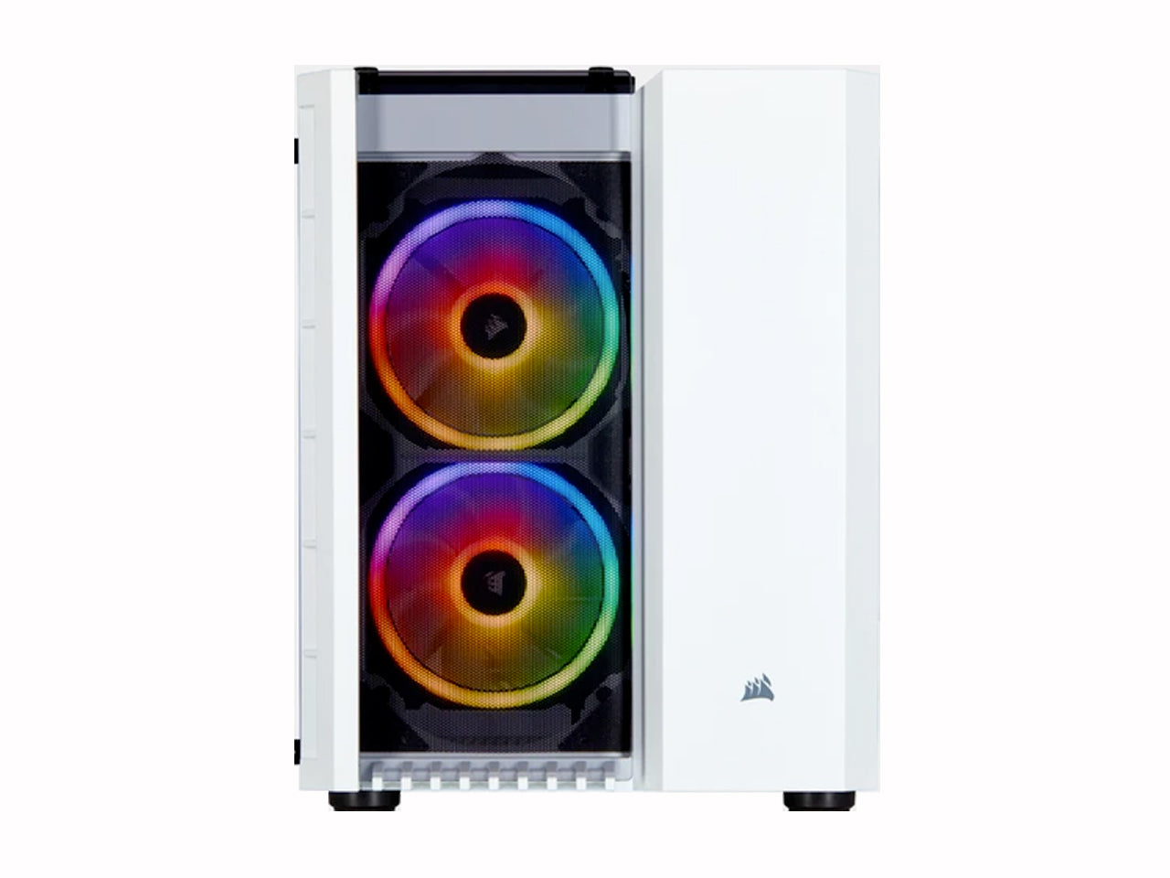 CORSAIR Crystal Series 280X RGB Tempered Glass Micro ATX Case White Cabinet