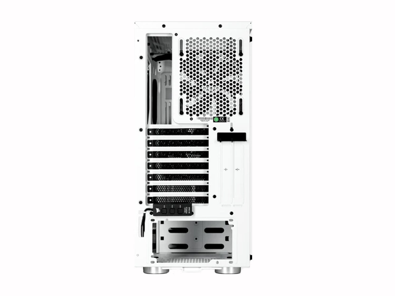 CORSAIR Carbide Spec-06 RGB Tempered Glass White Cabinet
