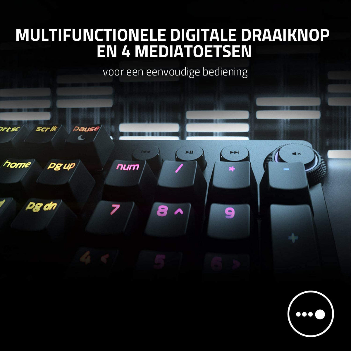 Razer Huntsman V2 Analog Gaming Keyboard Analog Optical Switches, Powered Chroma RGB Full Siz Black RZ03-03610100-R3M1-KEYBOARD-RAZER-computerspace