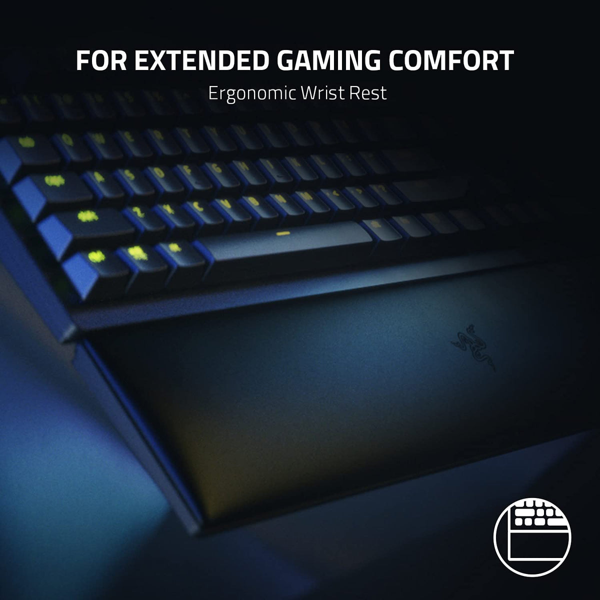 Razer Huntsman V2 Tenkeyless - Optical Gaming Keyboard Clicky Purple Switch RZ03-03940300-R3M1-Black-KEYBOARD-RAZER-computerspace