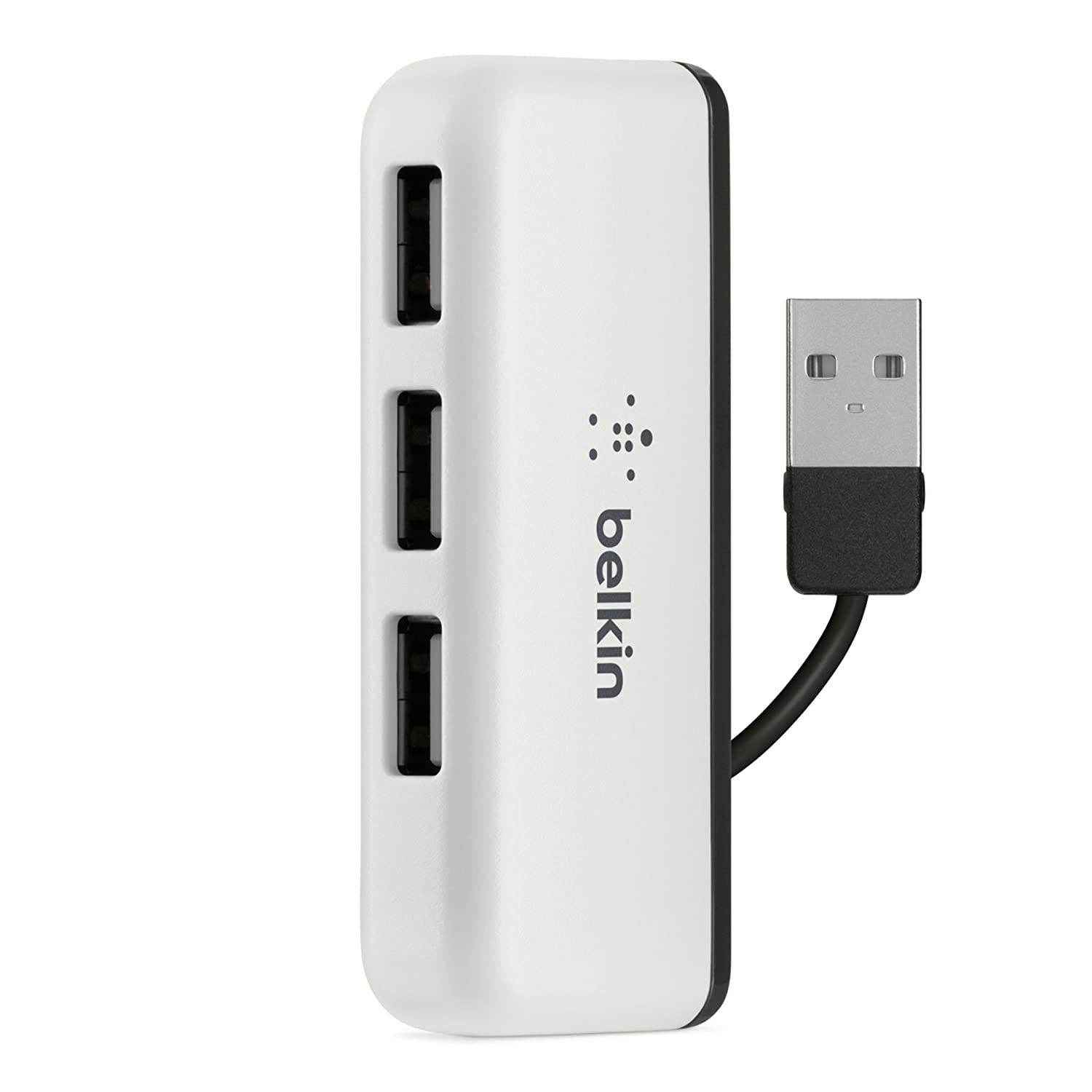 Belkin 4-Port USB to USB 2.0 Ultra-Mini Hub Adapter for MacBook,Laptop and Desktop-USB Hub-computerspace