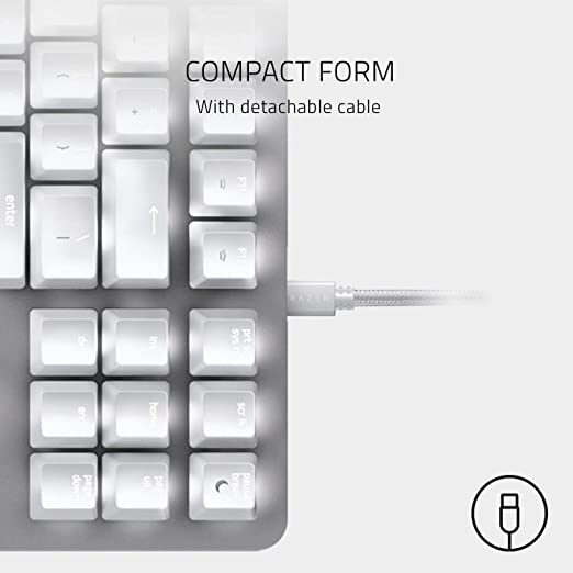 Razer BlackWidow Lite Silent Mechanical Gaming Keyboard Mercury US Layout FRMLOrange Switch - RZ03-02640700-R3M1-KEYBOARD-RAZER-computerspace