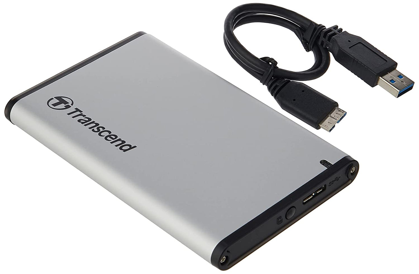 Transcend 6.35 cm (2.5") Portable internal HDD/SSD Enclosure Casing 25S3 - USB 3.1-Hard Drive Enclosures-Transcend-computerspace