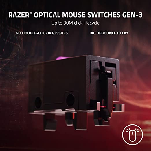Razer Viper V2 Pro Hyperspeed Wireless Optical Gaming Mouse 58g Ultra Lightweight with 30000 DPI 80hr Battery USB Type C Cable Included Black RZ01-04390100-R3A1-MOUSE-RAZER-computerspace