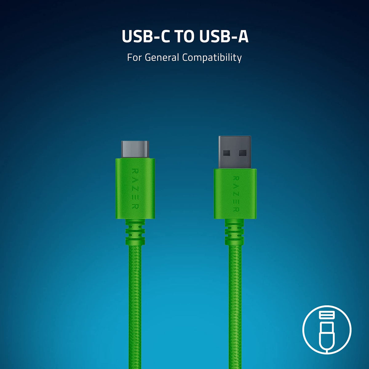 Razer PBT Keycap Coiled Cable Upgrade Set Durable Doubleshot PBT Universal Compatibility Keycap Removal Tool & Stabilizers Braided Fiber Cable Green RC21-01490700-R3M1-KEYBOARD-RAZER-computerspace