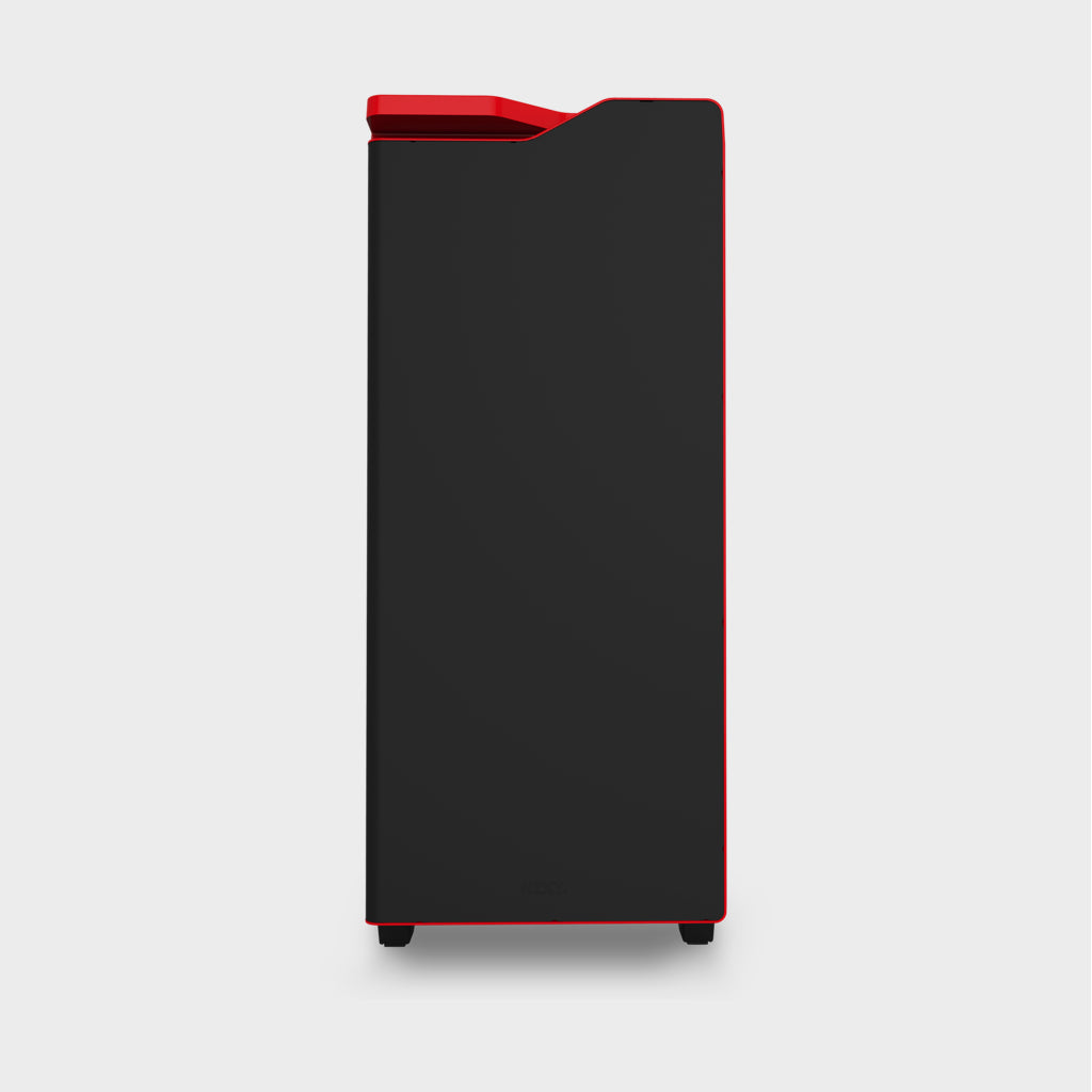 NZXT H440 Mid TowerComputer Case Matt Black/Red