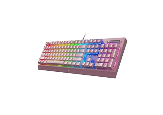 Raze BlackWidow V3 Mechanical Gaming Keyboard Green Switch Quartz Edition US Layout FRML Packaging RZ03-03541800-R3M1-KEYBOARD-RAZER-computerspace
