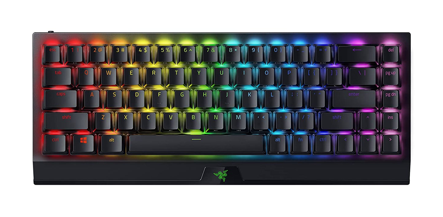 Razer BlackWidow V3 Mini Hyperspeed - 65% Wireless Mechanical Gaming Keyboard (Yellow Switch) RZ03-03890100-R3M1-RAZER-Yellow Switches-computerspace