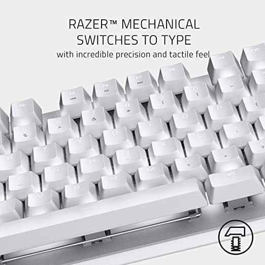 Razer BlackWidow Lite Silent Mechanical Gaming Keyboard Mercury US Layout FRMLOrange Switch - RZ03-02640700-R3M1-KEYBOARD-RAZER-computerspace