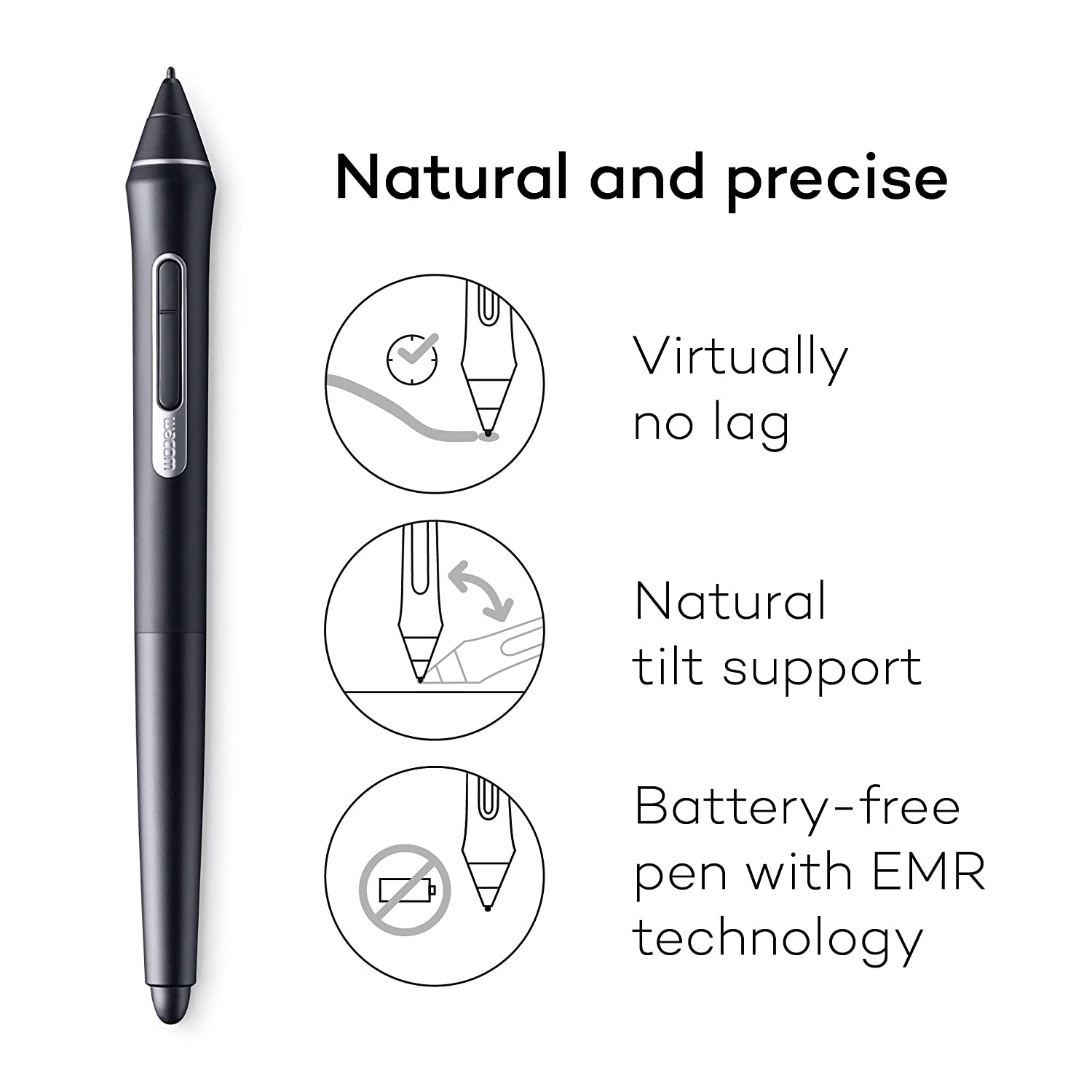 Wacom MobileStudio Pro 13, DTH-W1321H/K0-CX, Intel® Core™ i7-85596U, 512GB SSD - Black-Tablet Pen-Wacom-computerspace