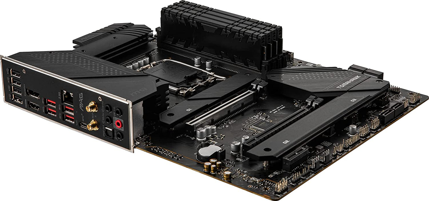 MSI MAG B660 Tomahawk WiFi DDR4 Gaming Motherboard (ATX, 12th Gen Intel Core, LGA 1700 Socket, DDR4, PCIe 4, 2.5G LAN, M.2 Slots, Wi-Fi 6)-Motherboard-MSI-computerspace