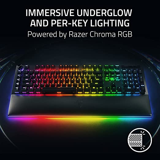 Razer BlackWidow V4 Pro Mechanical Gaming Keyboard Green Switch US Layout F RZ03-04680100-R3M1RML-KEYBOARD-RAZER-computerspace