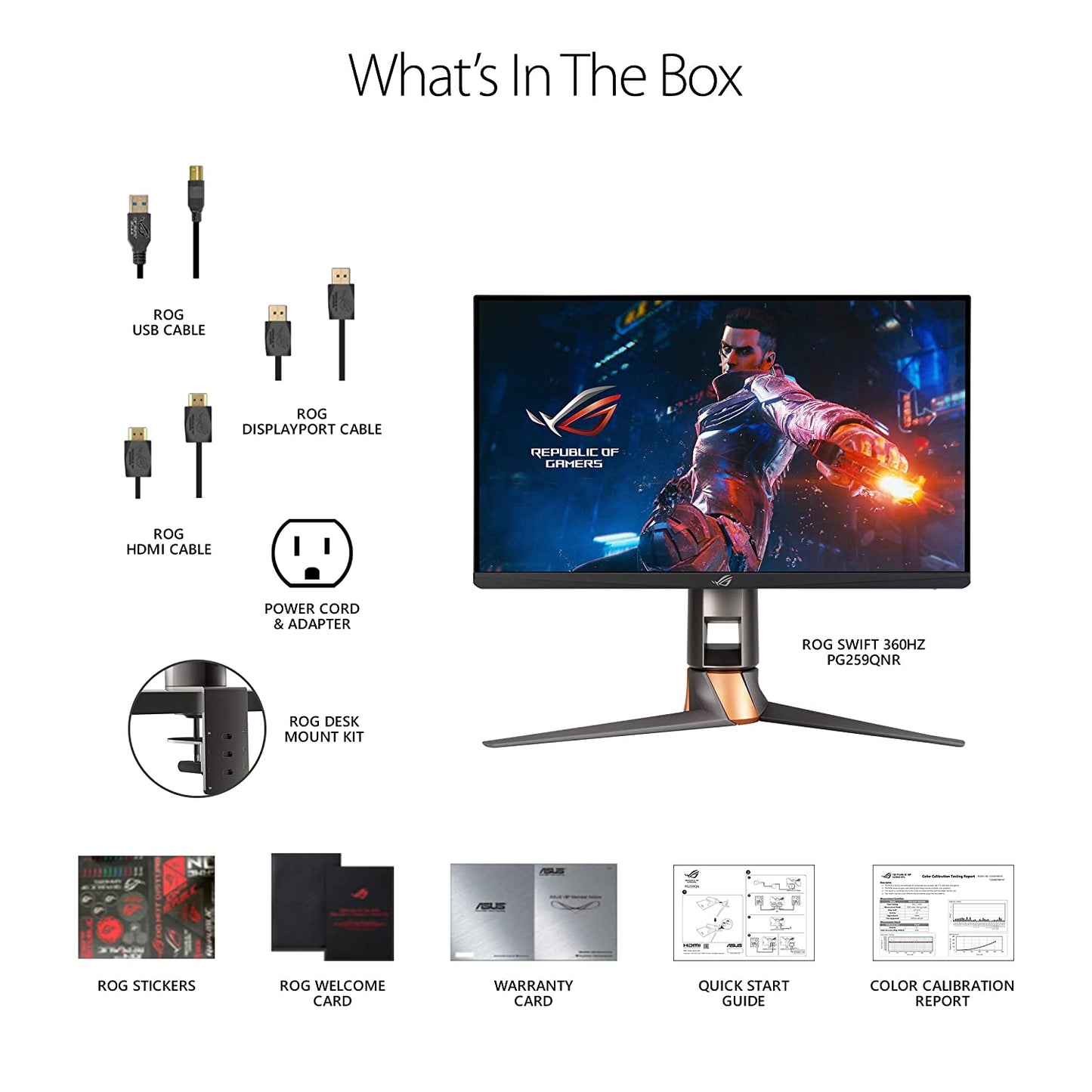 Asus ROG Swift 360Hz PG259QNR Gaming Monitor-computerspace-computerspace