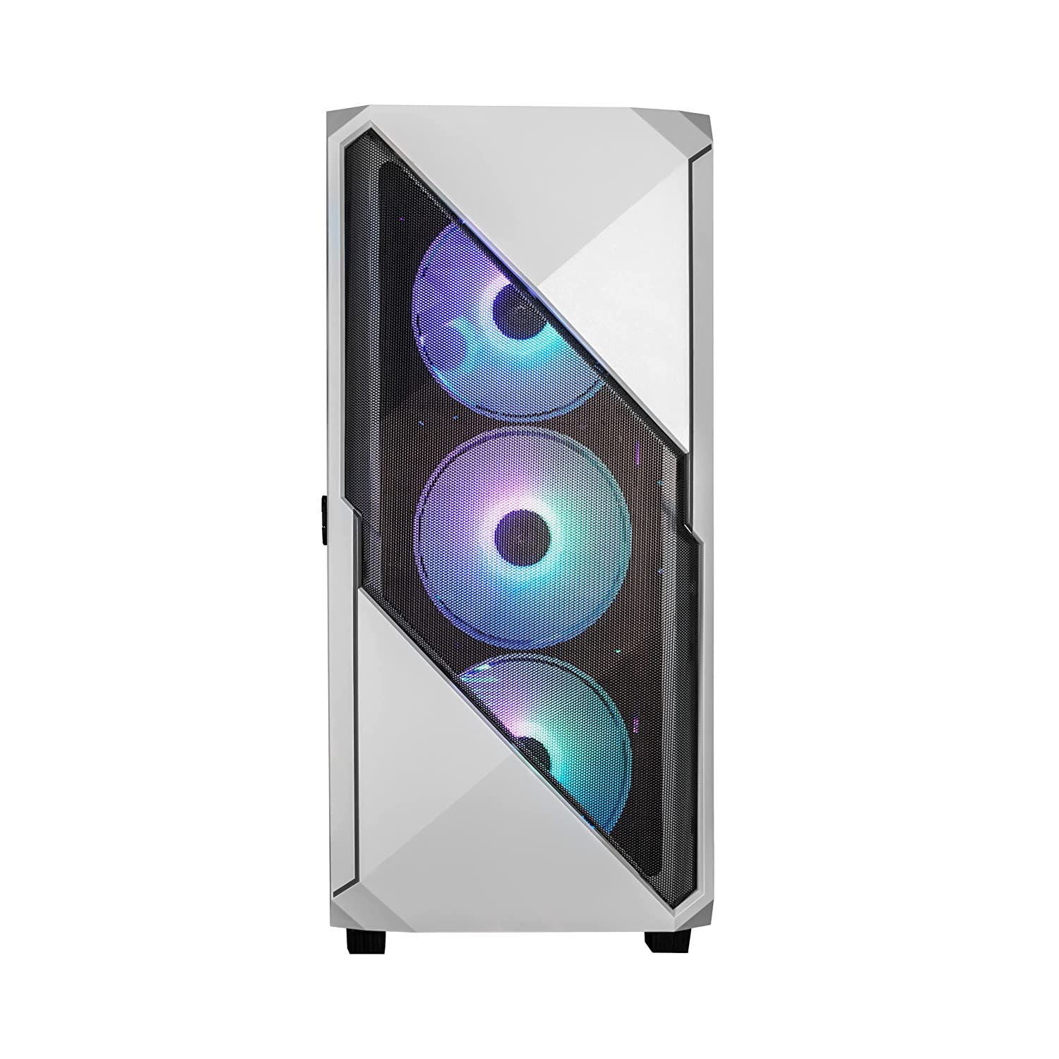 GALAX PC Case Revolution 01 (REV-01) ATX, 4 ARGB Pre installed Fan Case-Cabinets-Galax-White-computerspace