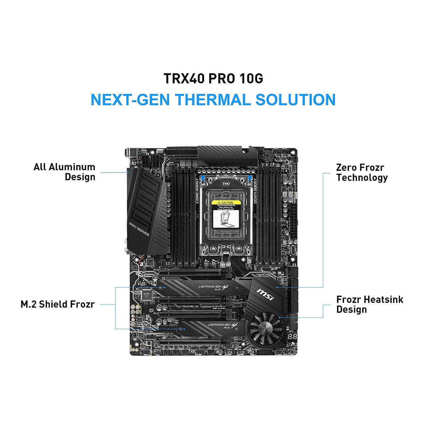 MSI TRX40 PRO WIFI Motherboard-Motherboards-MSI-computerspace