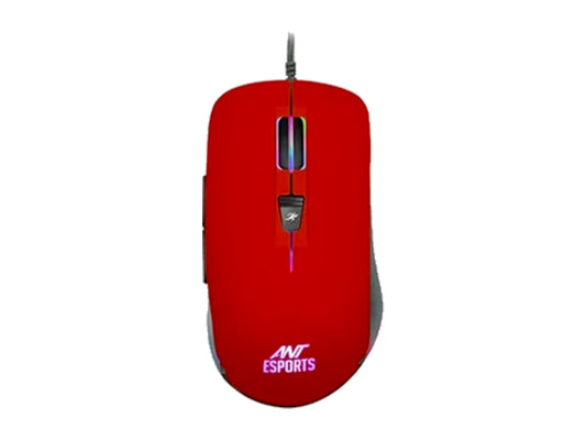 ANT ESPORTS GM100 RED WIRED GAMING MOUSE