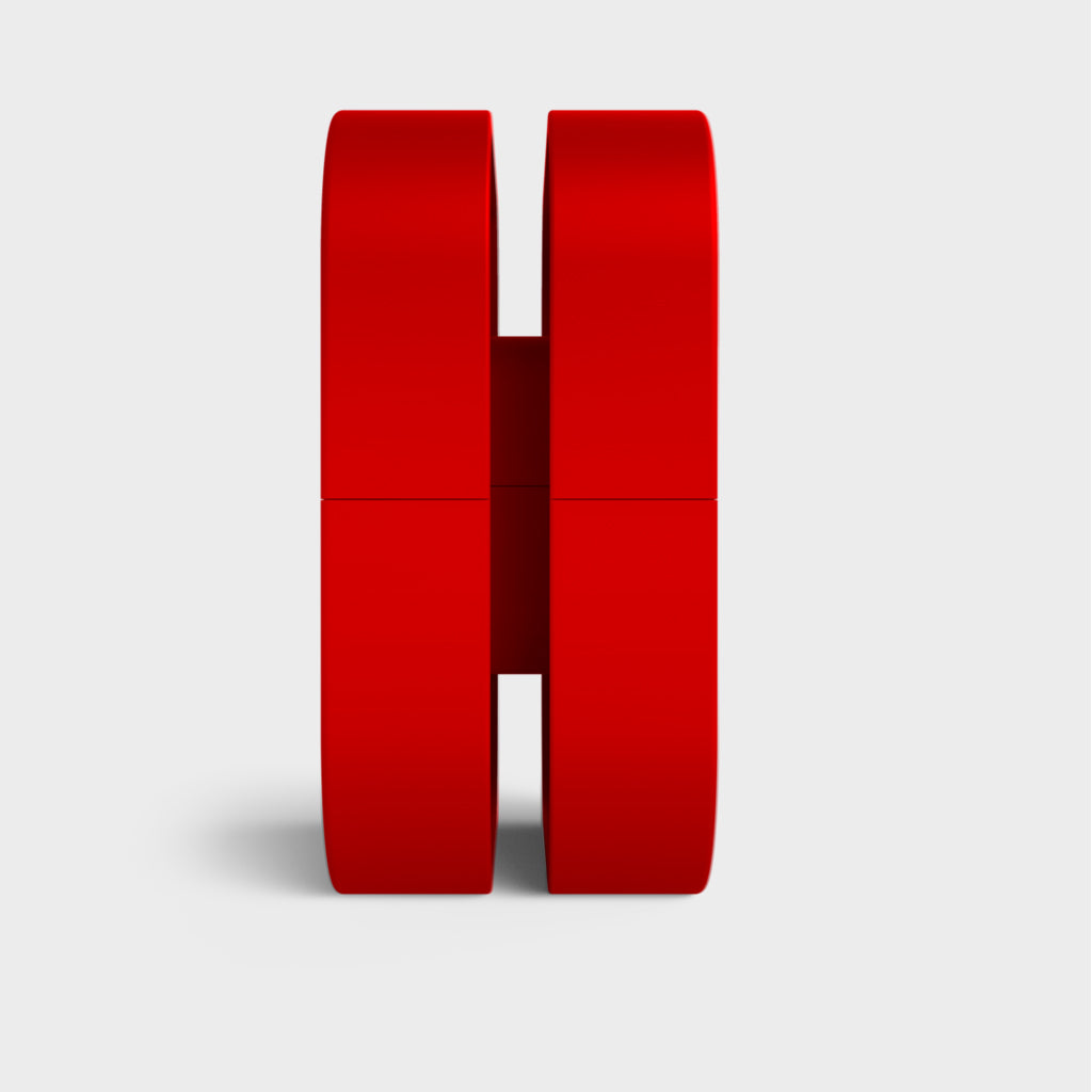 NZXT PUCK CABLE MANAGEMENT AND HEADSET MOUNTING (RED)
