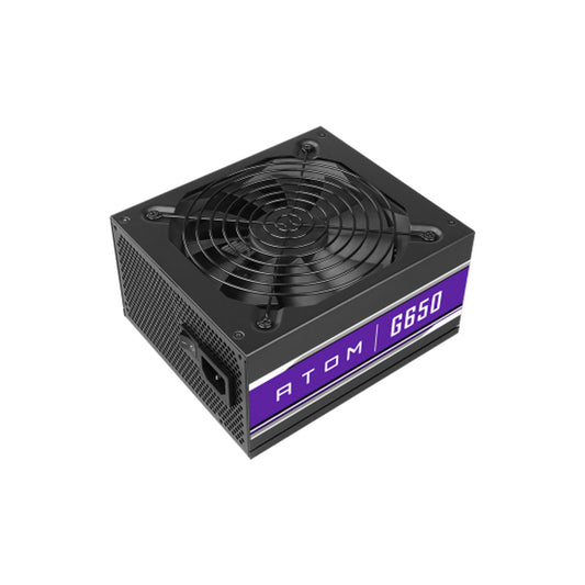 Antec ATOM-G650-GB ATX 12V Non-Modular Black Power Supply Unit-Power Supply-Antec-computerspace